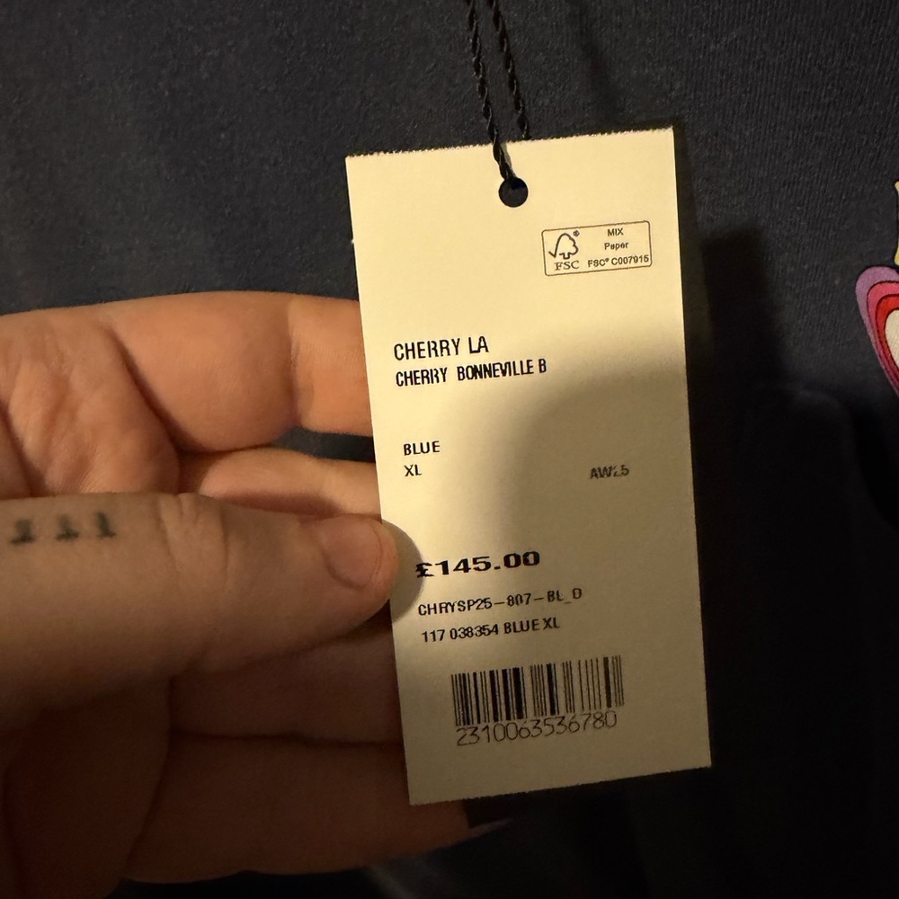 Cherry LA layered Bonneville pocket thermal shirt - Picture 5 of 5